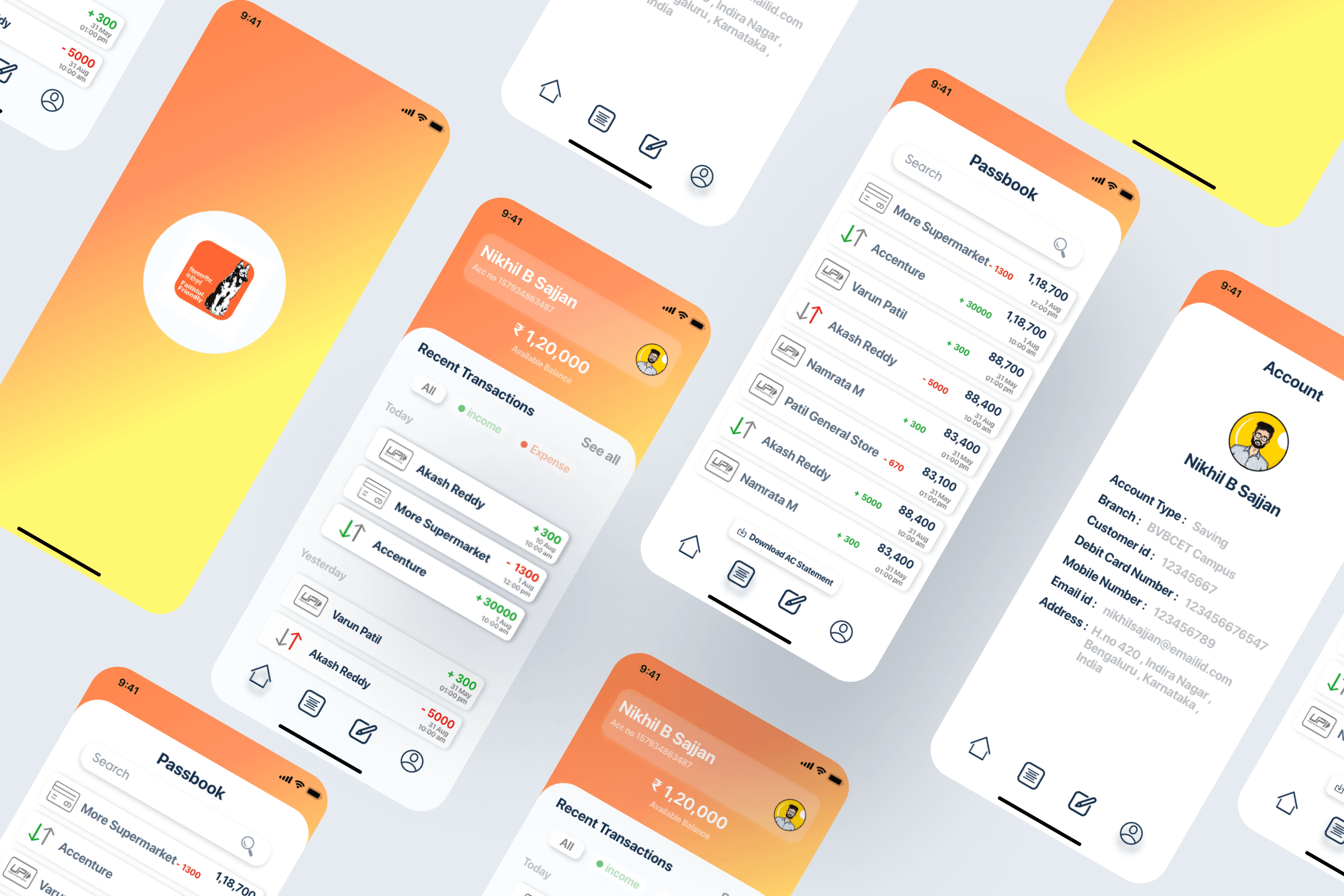 Banking Portal UI Design